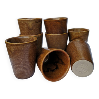 Digoin stoneware cups