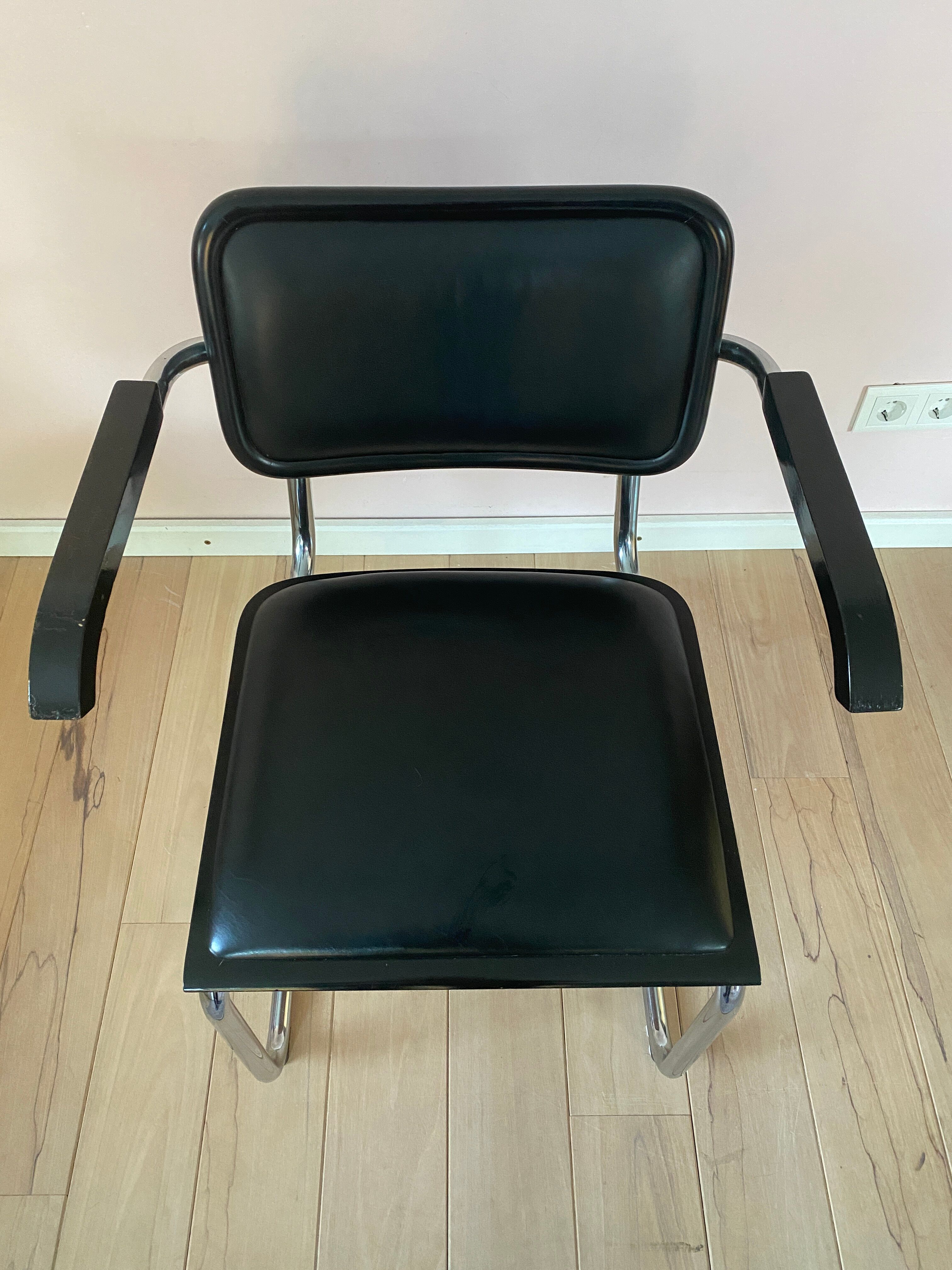 Ensemble de 2 chaises vintage design B32 Cesca Marcel Breuer