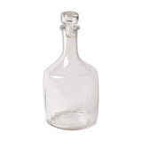 Vintage decanter with stopper | brocante glass wine bottle / wine decanter