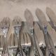 12 fish cutlery pieces, 24 pieces, silver-plated metal, Ercuis Fontenoy silversmith