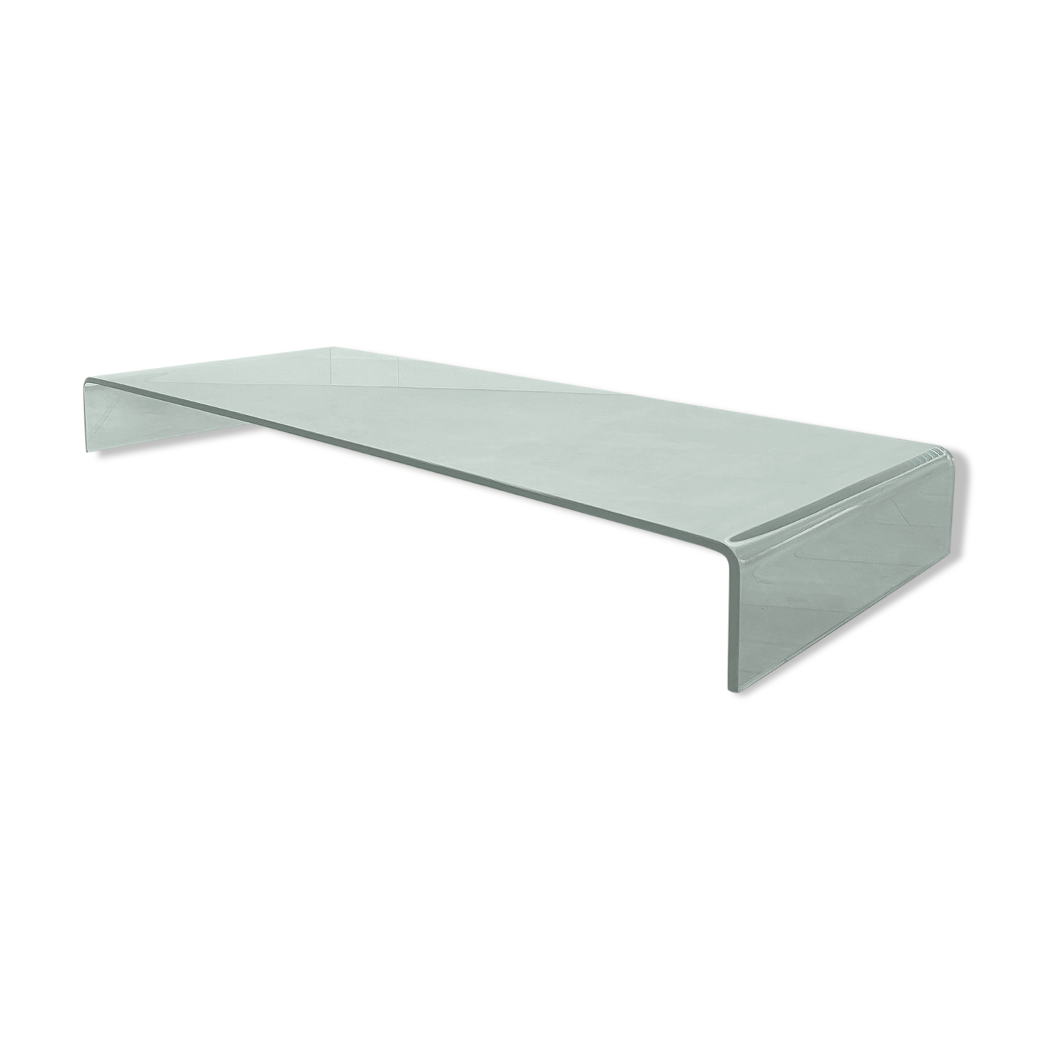 Thermoformed glass coffee table