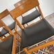 'Abstracta' set of 6 dining chairs – Jos De Mey for Van den Berghe – Pauvers