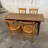Bistro table and chairs set