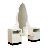 Dressing table / Vintage 1950s wooden entrance furniture