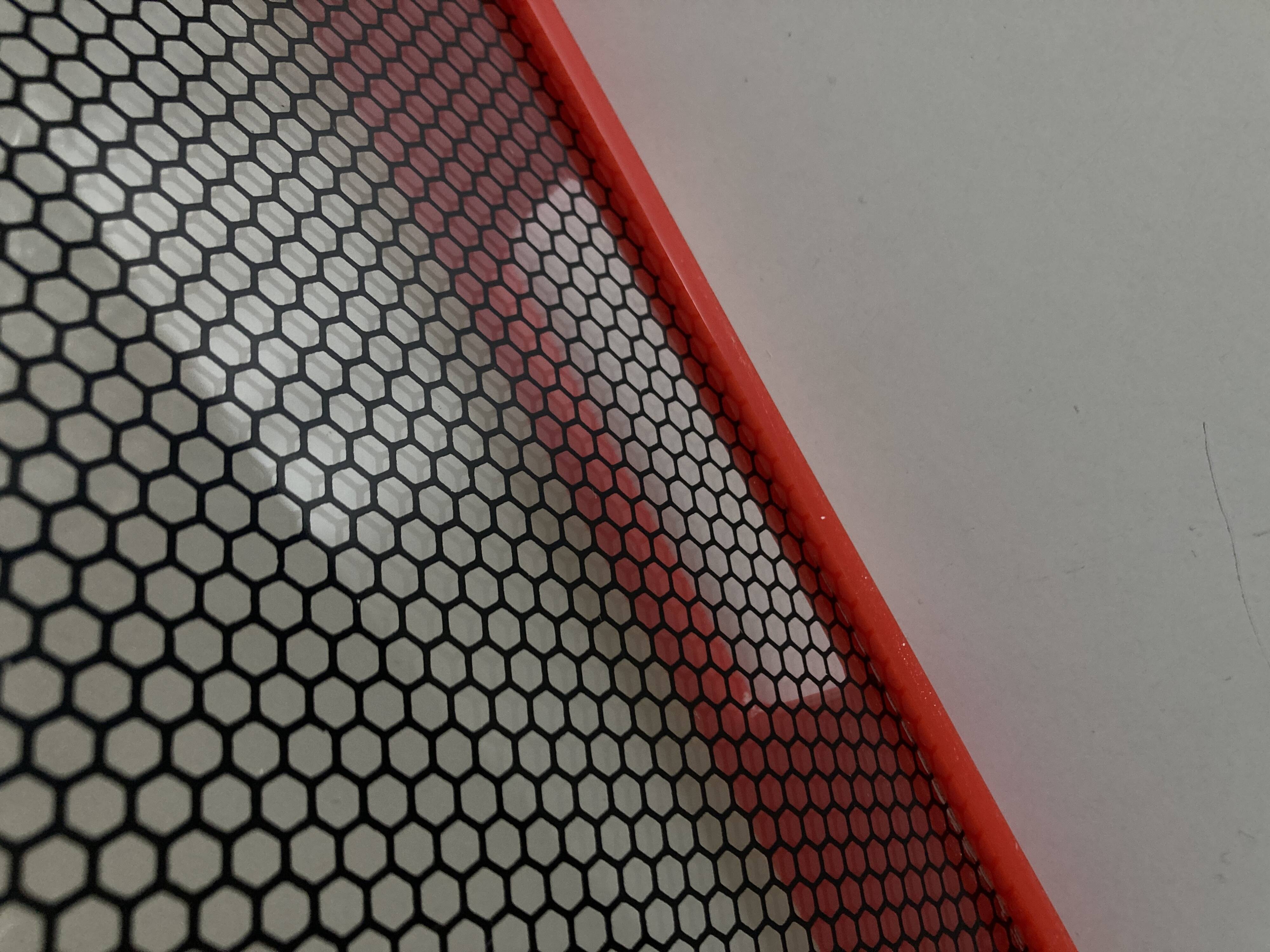 Plexiglas tray, Italian work, 1980