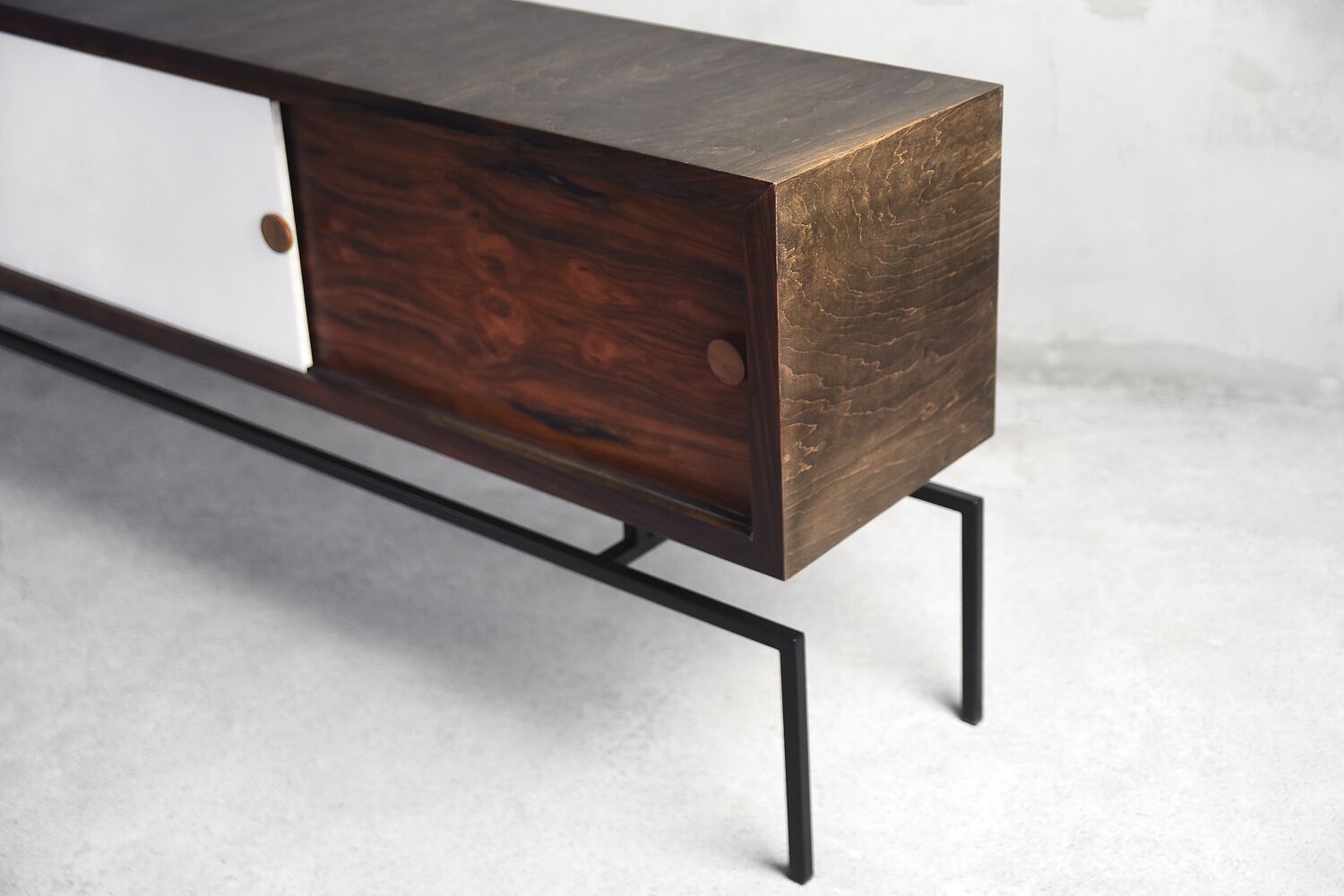 Zoomorphic scandinavian rosewood sideboard, 1960