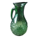 Carafe , pichet , broc à eau en verre vert VEA