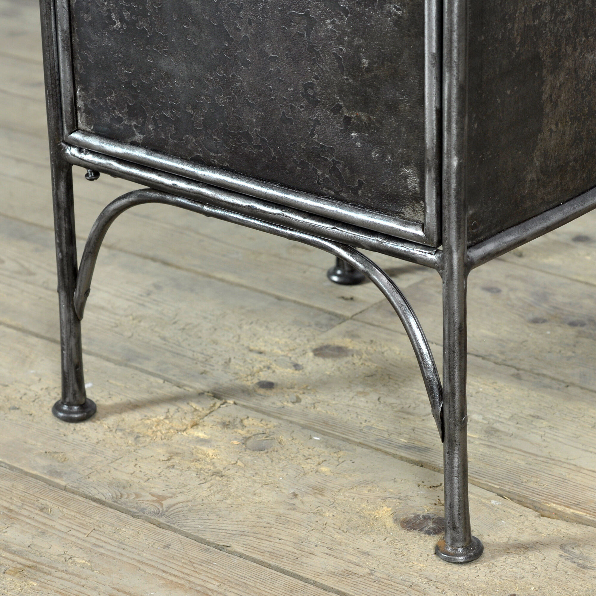 Iron bedside cabinet, 1910s
