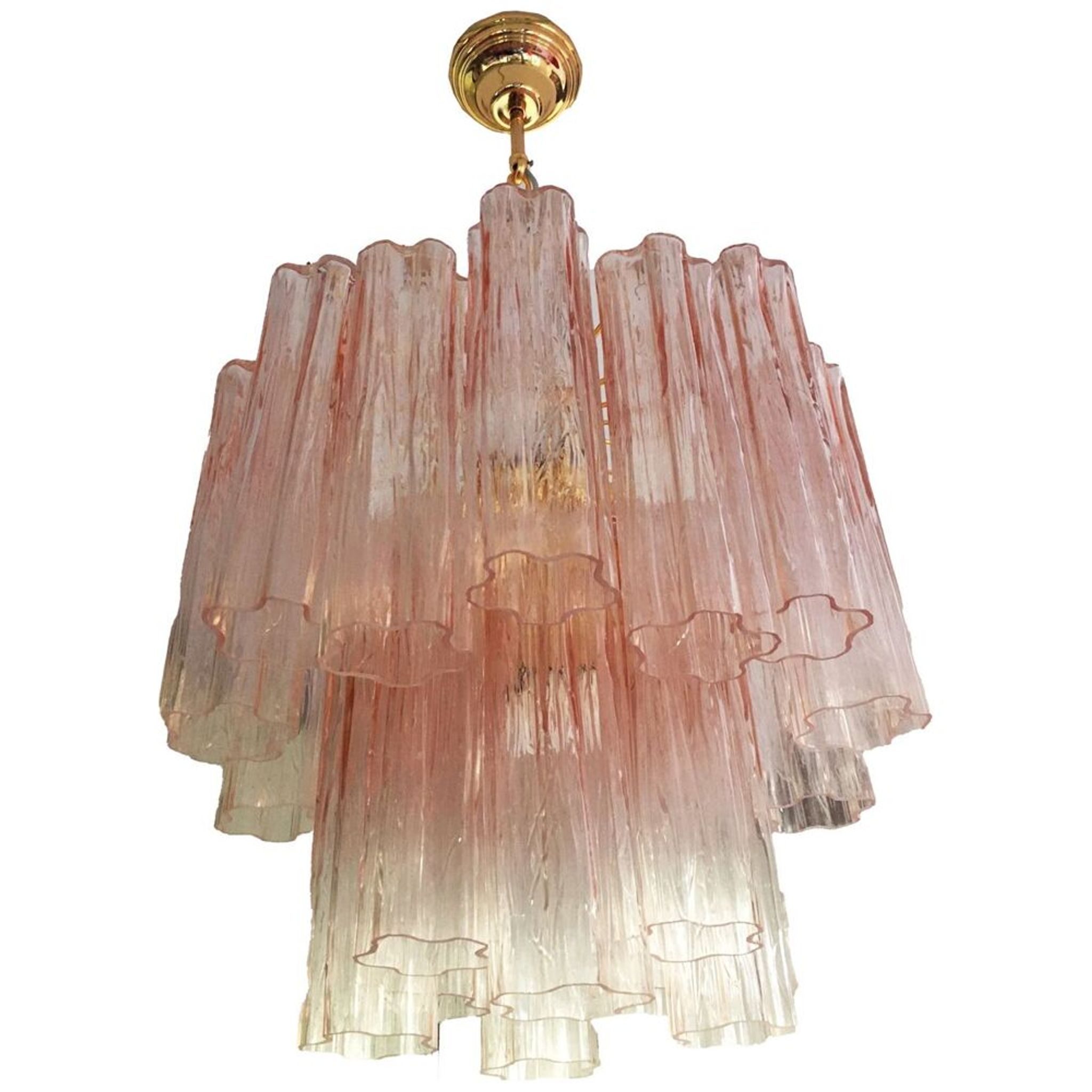Lustre en verre de Murano
