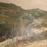 Oil painting on canvas by Casané Puig.