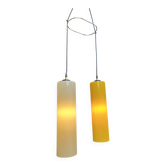 Suspension italienne vintage en verre,