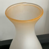 Vintage frosted glass lamp