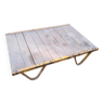 Industrial wood-metal pallet