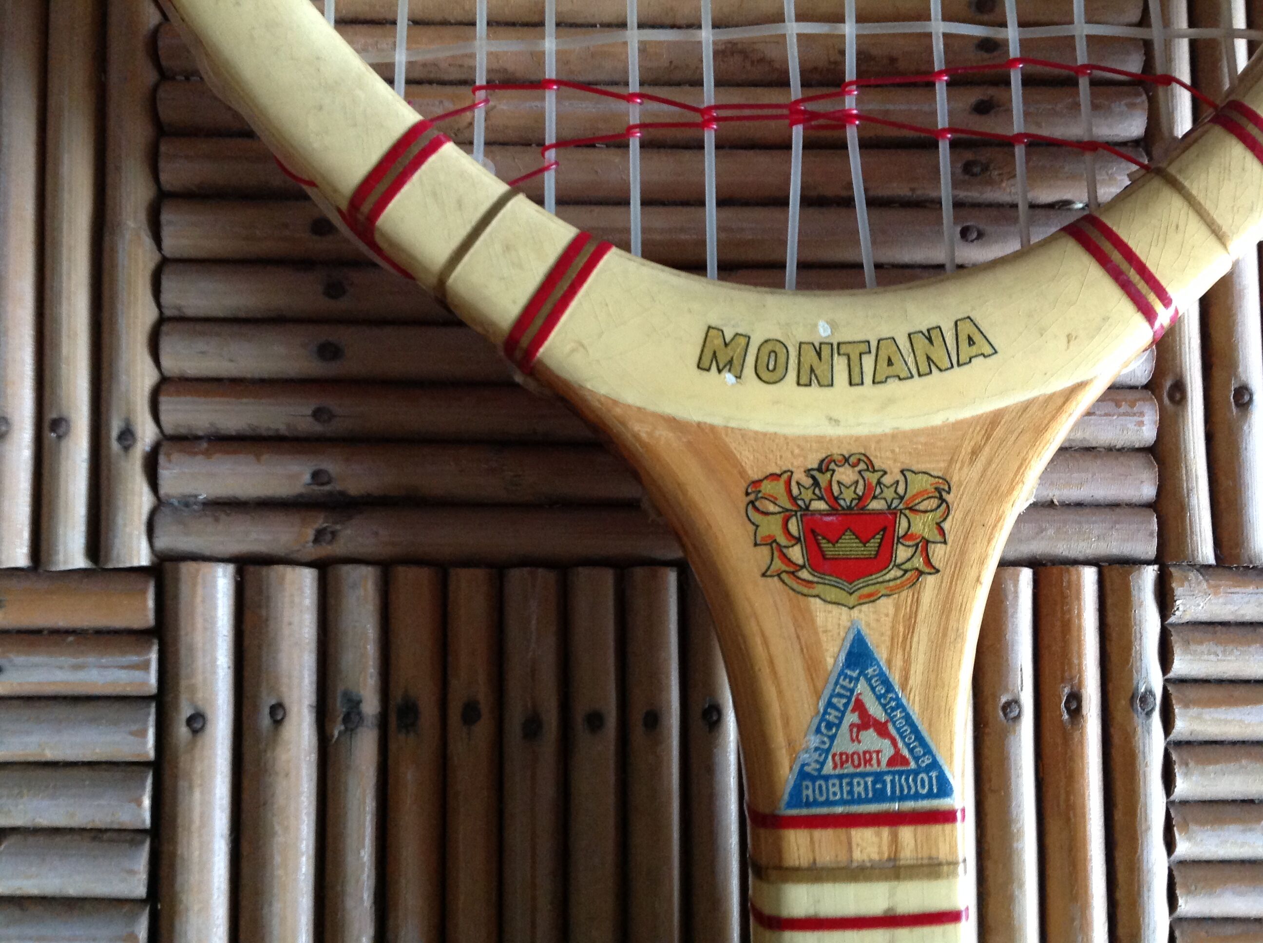 Vintage tennis racket