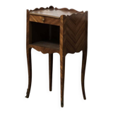 Louis XV style marquetry bedside table
