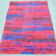 Mid century hand knotted long pile rug by Walter Mack, labelled - 1960s