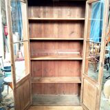 Restored antique library cabinet