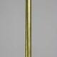 Large mid-century italian opaline & brass sphere pendant lamp