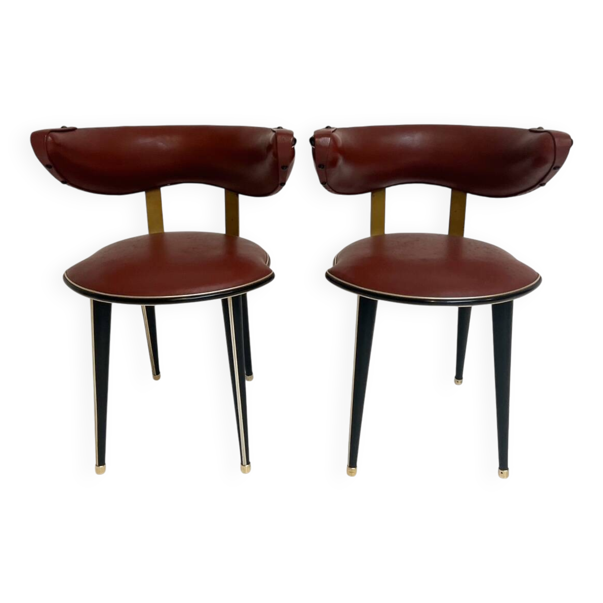 Set of 2 Umberto Mascagni chairs, 1960s