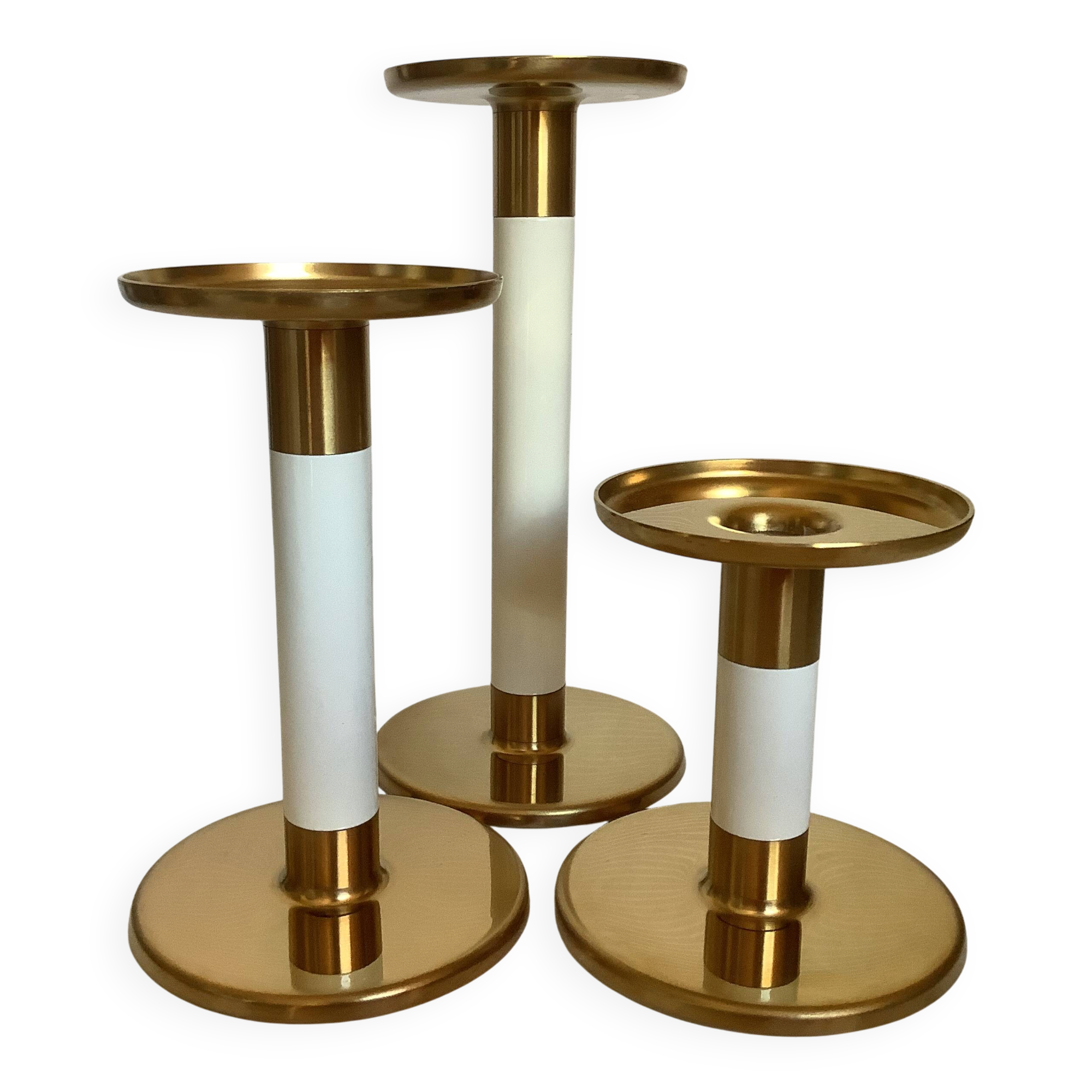 Trio de bougeoirs design Ingegerd Raman scandinave