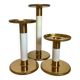 Trio de bougeoirs design Ingegerd Raman scandinave