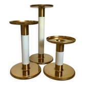 Trio de bougeoirs design Ingegerd Raman scandinave