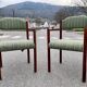 Série de chaises scandinave fauteuil chaise ottoman en palissandre