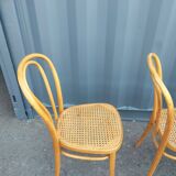 6 vintage cannees chairs old