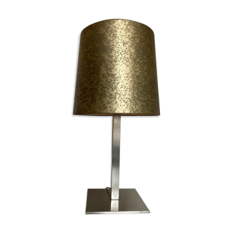 Lampe de salon XXL en acier design 1970