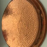 Round copper tray