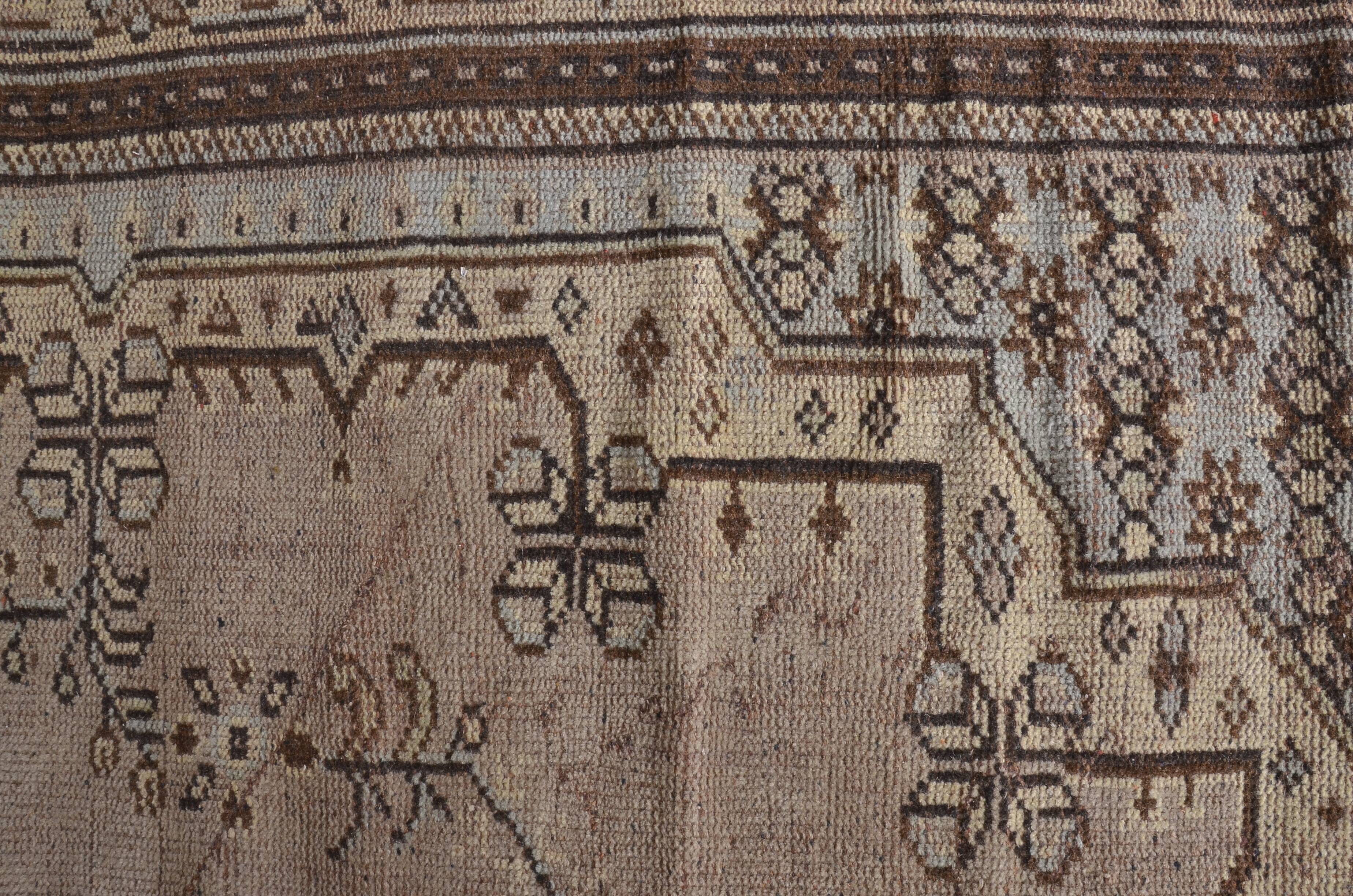 Brown Handmade Tribal Oushak Rug sku2333