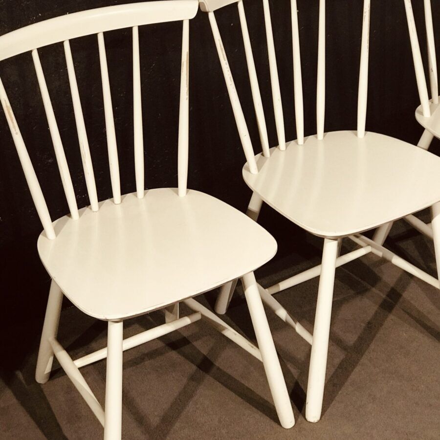 Set de 4 chaises Farstrup blanches