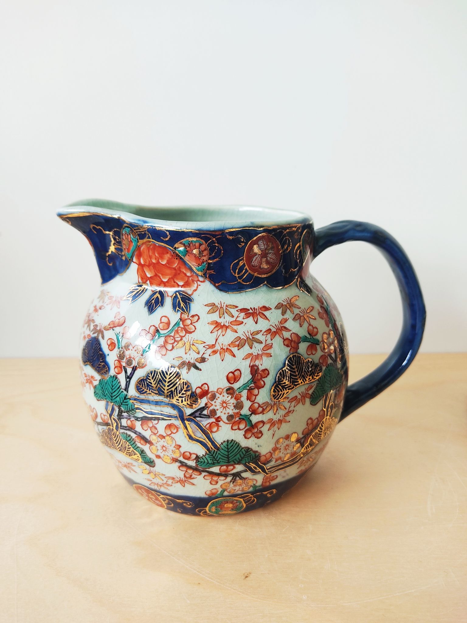 Ironstone China imari jug