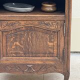 Antique 18th century oak jam jar
