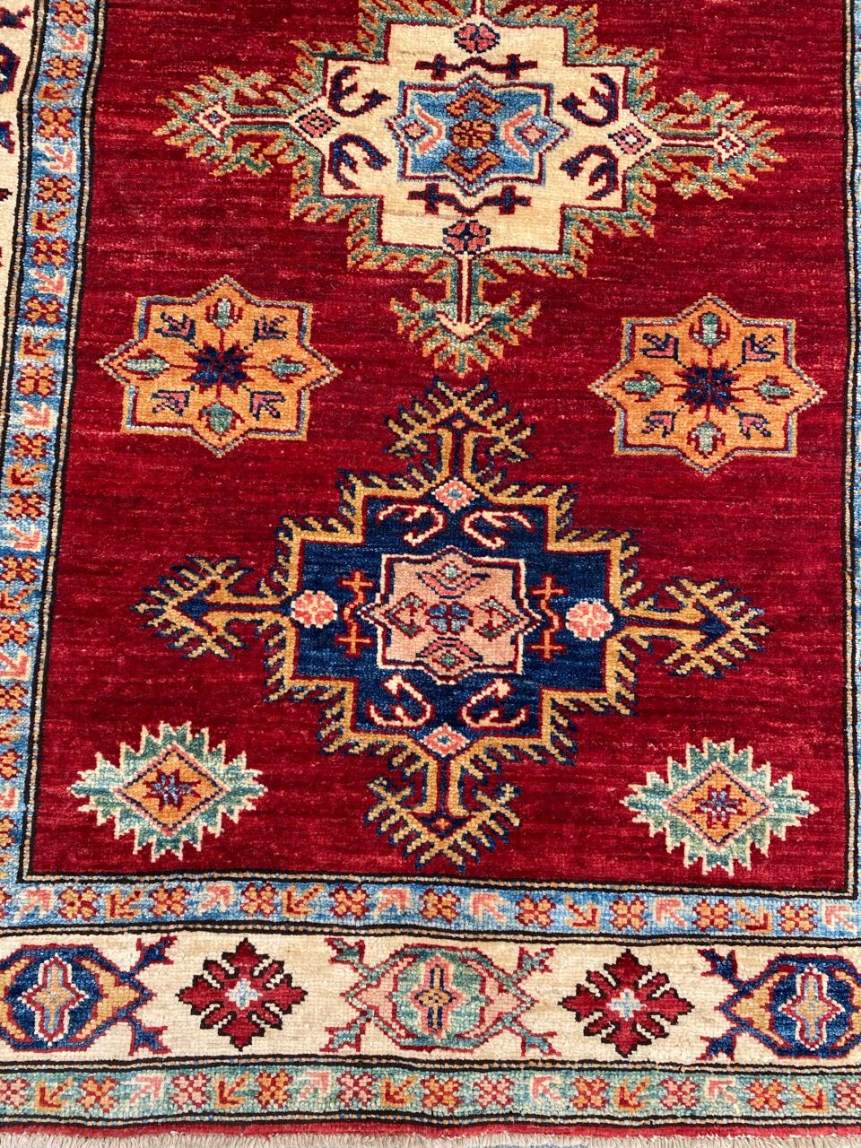 Chobi afghan contemporary carpet 100x142 cm