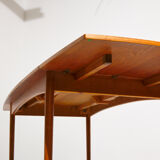 Teak and oak dining table by Jpoul m. Volther for Fdb