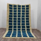 Handmade pure natural wool rug, size 160 x 250 cm