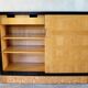 Buffet 1950 signed, lacquered black and sycamore