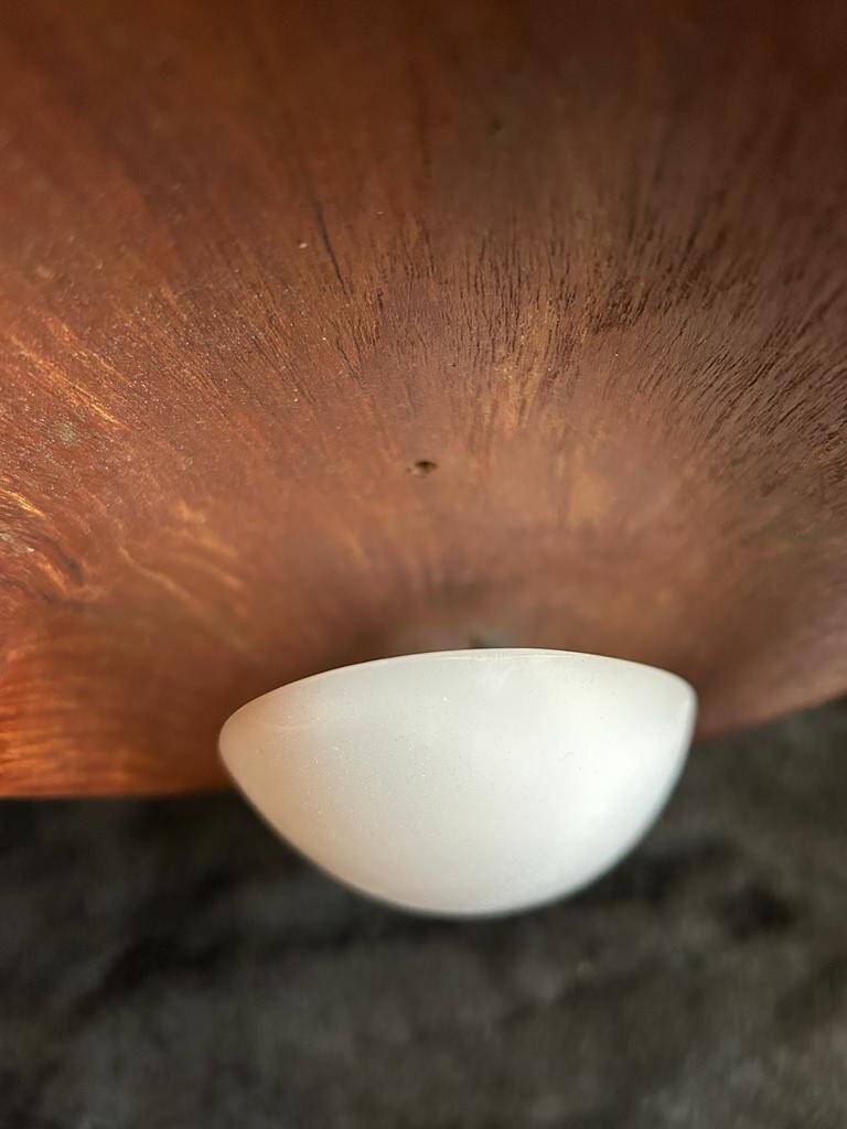 Pair Of Goffredo Reggiani Sconces Original Edition Italy 1960 - Teak And Perspex