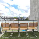 Set of 4 Cesca B32 chairs by Marcel Breuer