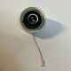 Old oblique wall light in white opaline and plastic fixing base LAMP-7209