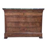 Louis Philippe mahogany secretary chest of drawers
