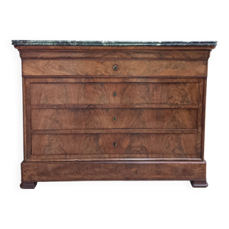 Louis Philippe mahogany secretary chest of drawers