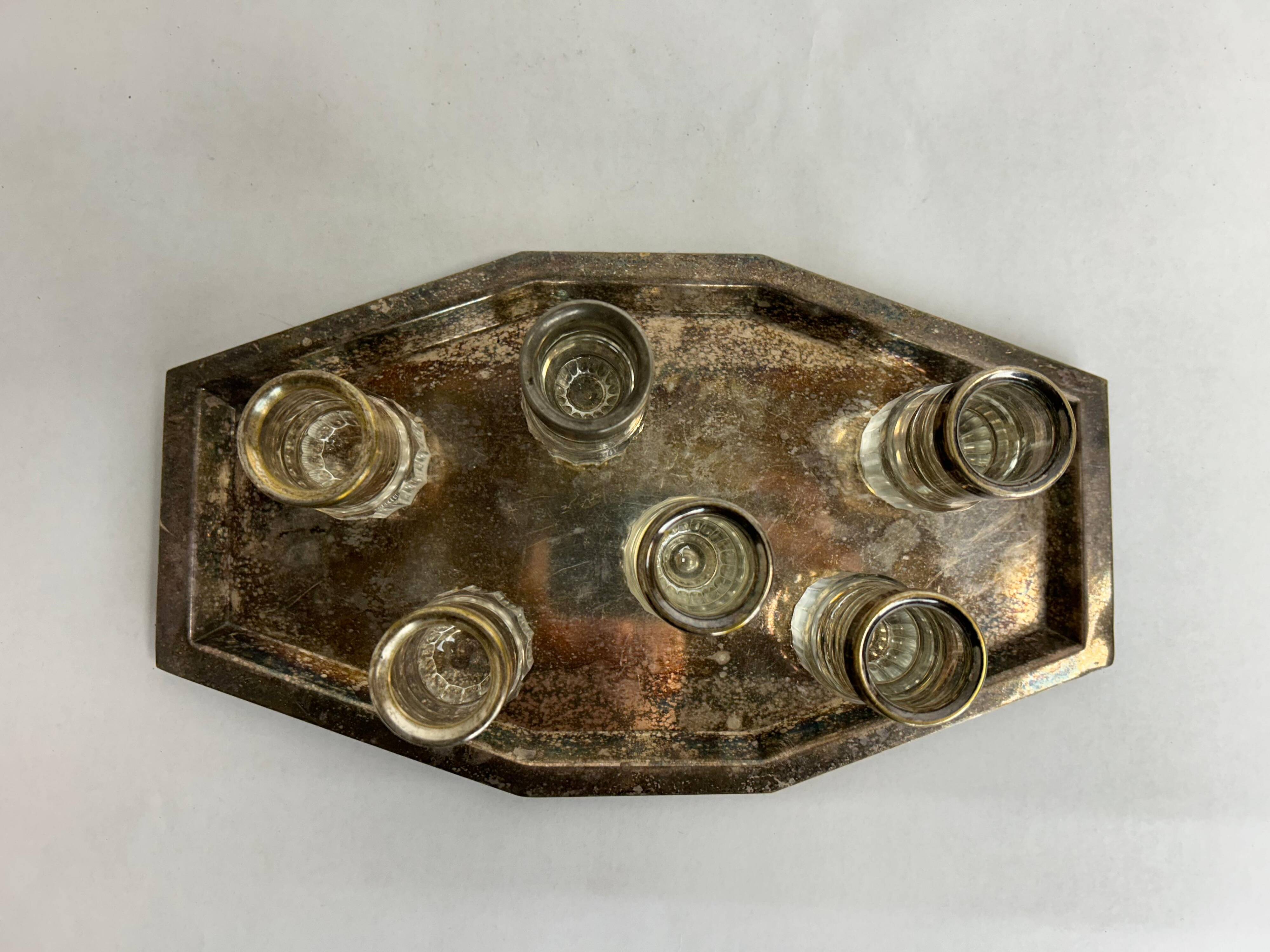 Ensemble de 6 verres à liqueur par Adolf Loos pour Bakalowits & Söhne