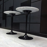 A pair of side tables by Eero Saarinen for Knoll