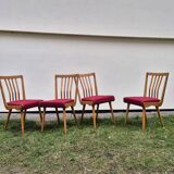 Set 4 Chaises Vintage tchèque 1960s