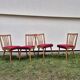 Set of 4 Vintage Czech Chairs 1960s