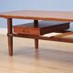 Danish coffee table with drawer in teak, 1960s
