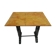 Wooden side table painted in faux marble
