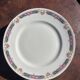 Set of 6 dessert plates in Limoges porcelain, Bernardaud & Co, dec